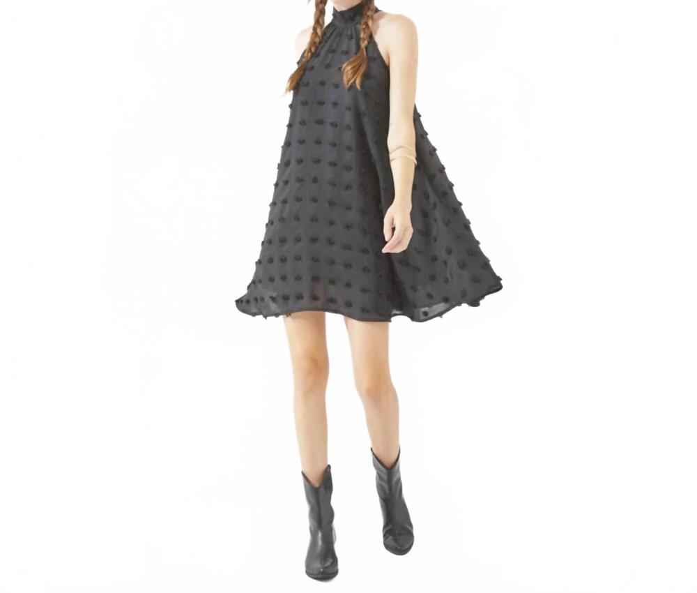 NEW JADE BY JANE gwen mini dress in black